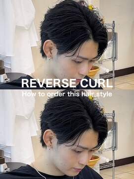 テラス(Terrace by Relato) 毛流れニュアンスフェザーセンターパート赤羽メンズカットパーマ