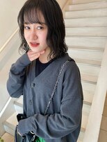 ニードバイスケール(NEED by SCALE)&nbsp;黒髪ボブパーマ