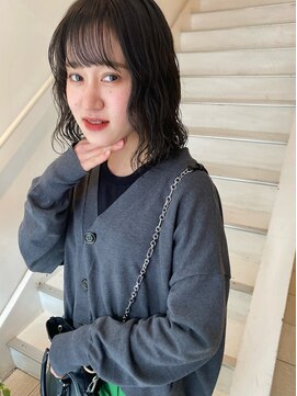 ニード(need) 黒髪ボブパーマ