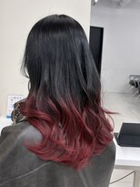 アライブ ハラジュク(ALIVE harajuku)&nbsp;ブリーチインナーバレイヤージュグラデーションカラー夕貴