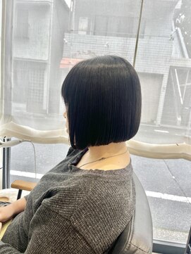 ビューバイネオリーブ 用賀店(Beau'r by neolive) 大人ガーリーダークアッシュ似合わせカットミディアムレイヤー