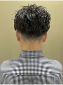 マッシュ無造作パーマ