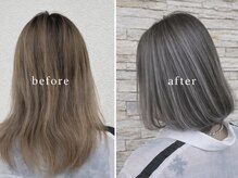 ルシード(LUCIDO STYLE JAPAN)の雰囲気（[髪質改善×大人バレイヤージュ]派手すぎない透明感ダブルカラー）