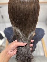 レンジヘアー(lange hair)&nbsp;オリーブカラー【鈴鹿/髪質改善/暗髪/ブリーチなし】
