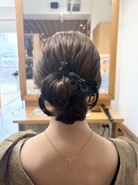 スタイル 袋町(STYLE) ゆるふわリボンヘア カチモリヘア