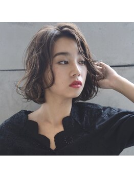 バロン(baLon.)の写真/【baLon. long or medium  style】大人ミディアム×透明感×ナチュラルパーマ