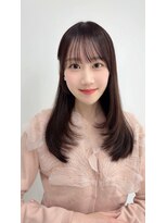 コア プラス 立川(COA PLUS)&nbsp;透明感カラー髪質改善ダブルカラー韓国レイヤーカット前髪顔周り