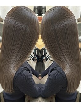 ヘアスタジオニコ(hair studio nico...)の写真/年齢うねり広がりを改善、大人女性の髪質改善で扱いやすく上品ツヤ髪へ、朝のスタイリング楽に再現性高く。