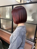 プチメゾントウキョウ(Petit Maison Tokyo) ワインレッド_ショートボブ