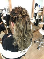 ロカット サロン(Roquat Salon)&nbsp;ロングポニー結婚式ヘア【ヘアアレンジ　立川南/立川/八王子】