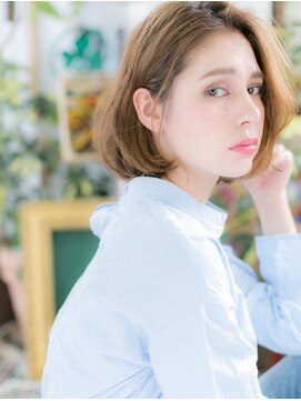 カバーヘア ブリス 戸田公園西口店(COVER HAIR bliss) ★外国人風ルーズなナチュラルカール大人ボブ10代20代30代★6