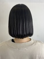 リルウ 阿倍野キューズモール(LILOU)&nbsp;シンプルの艶感重視ボブ