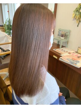 フィナーレ ベッロ(Finale Bello) 美髪♪酸熱トリートメント+モーブピンクカラー/30代40代50代