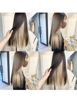 フラム 渋谷(flamme)&nbsp;インナーカラー◇ホワイトベージュ◇