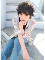 グロウミドル(GROW middle) ショート×ニュアンスパーマの大人の垢抜けショート　野村恵子