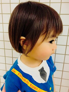 女の子2歳キッズカット L ハートボックス 四谷店 Heart Box のヘアカタログ ホットペッパービューティー