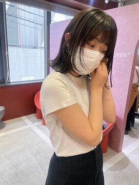 ローレンジウ(LOREN JU) 【LOREN+】顔まわりレイヤーのグレージュ