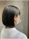 ダークブルーちっちゃいボブ