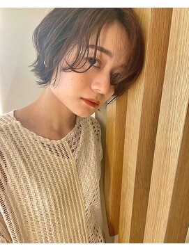 ナットナウ(NOT NOW) 大人可愛い20代30代小顔丸みショートボブマッシュ