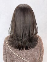 アルバム 池袋(ALBUM)&nbsp;ロングワンカールレイヤー_チェリーブラウンフェミニン_ba427441