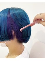 ミルバイアンフィニー(MIL by INFINI)&nbsp;派手髪ブルー×パープル