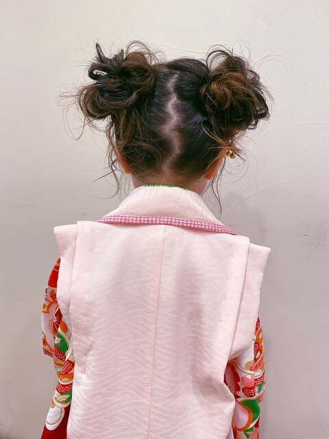 ３歳・七五三ヘアアレンジ