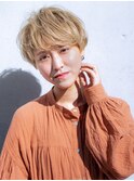 ハイトーンマッシュショート