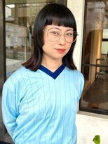 モク 京都北白川店(MOK) 【レイヤーボブ】伸ばす途中に変化を