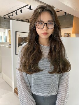 ローレン(LOREN) 透明感髪質改善ベージュダブルカラーミルクティーグレージュ