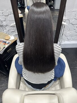 アルコイリスバイドールヘアー(ARCOIRIS by Dollhair) 酸性ストレート艶髪髪質改善トリートメントロング都島