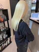 ペレ 栄店(PELE) デザインカラー/レイヤーカット/ウェットヘア/オリーブベージュ