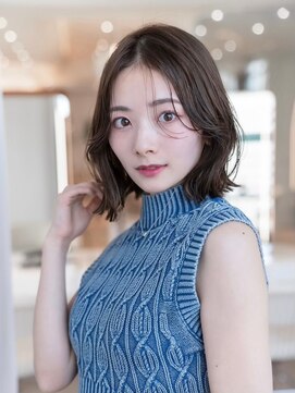 ハバナ 立川(HAVANA) レイヤーボブくびれボブ韓国ヘア透明感カラー艶髪顔周りレイヤー