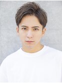 【小久保style】ベリーショートニュアンスパーマグレーベージュ