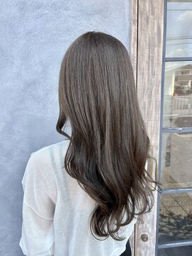 レガロヘアアトリエ(REGALO hair atelier) 大人オリーブグレージュ/ロングレイヤー【水戸/茨城】