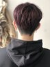 【炭酸バブル付き】【メンズ大人気◎】似合わせカット+フルカラー＋眉カット