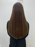 【ツヤLv★★】似合わせカット＋透明感カラー＋トリートメント　￥14000