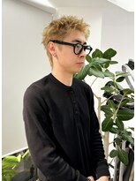 ビビディ バビディ ブー 河原町三条店(Bibbidi.bobbidi.boo)&nbsp;メンズ ブロンドカラー【スパイキーショート】