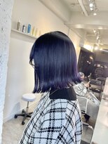 ブレンド 渋谷(BLend)&nbsp;前髪アンブレラカラーこなれミディイメチェンウェーブパーマ