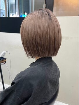 ギークス(GEEKS) 【GEEKS渋谷】マロンベージュ/ショートボブ/冬カラー/こなれヘア