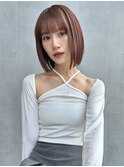 【MINX】似合わせ小顔レイヤーボブウルフ_原宿/髪質改善