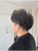 パーマ×ハイライト