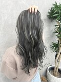 コントラスト極ハイライト☆グレーベージュ