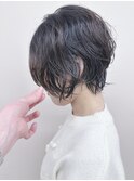 :ニュアンスパーマショートパーマゆるふわパーマくせ毛風パーマ