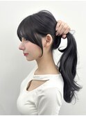 韓国ヘア/韓国スタイル/縮毛矯正/髪質改善/レイヤーカット