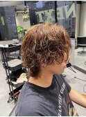 NEXT NEO【櫻田】サーフカール　ブラウンカラー　メンズカット