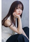 Rumor×【黒髪グレージュ】エアリー暗髪カラー