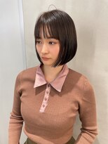 ハー(her)&nbsp;コンパクトボブ×アッシュグレージュ｜her都立大学