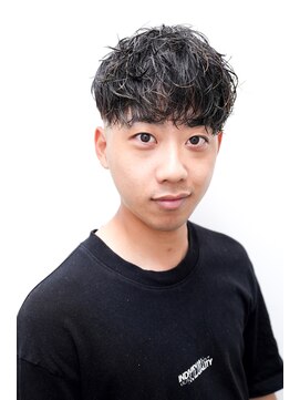 モリゲン フェローシップ レグ(MORIGEN fellowship REGU) メンズカットサーフカールスキンフェードブルーブラック0806