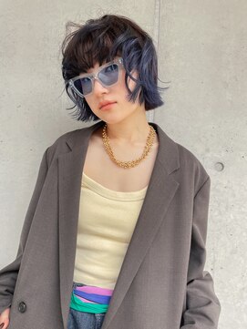 チクロヘアー(Ticro hair) @nkkn15  design navy
