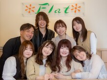 ヘアルーム フラット(HAIR ROOM flat)の雰囲気（リピーターのお客様が多数◎スタッフ男女ともに在籍しています◎）